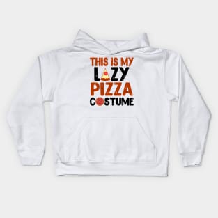 This Is My Lazy Pizza Costume Kids Hoodie